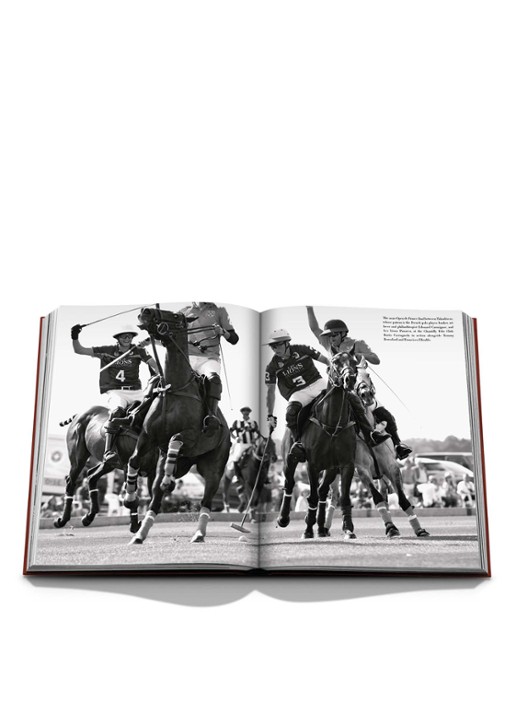 Assouline Polo Heritage - detail 4 bordeauxrood