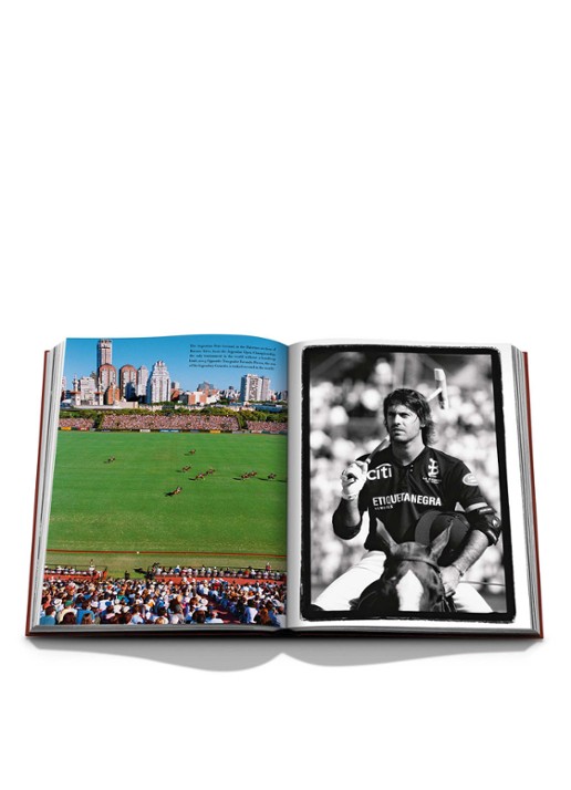 Assouline Polo Heritage - detail 5 bordeauxrood