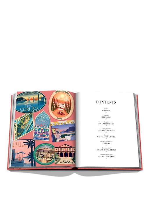 Assouline Villeggiatura Italian Summer Vacation - voorkant 7 koraalrood