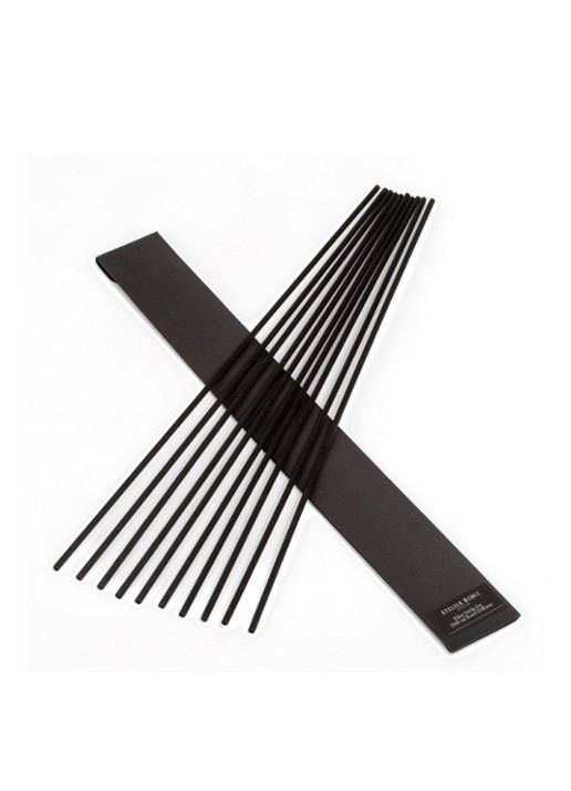Atelier Rebul Fiber sticks voor geurstokjes 2500 ml - voorkant 2 zwart