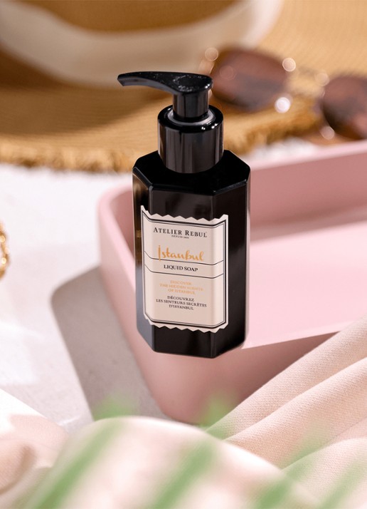 Atelier Rebul Istanbul handzeep 100 ml - voorkant 4 zwart