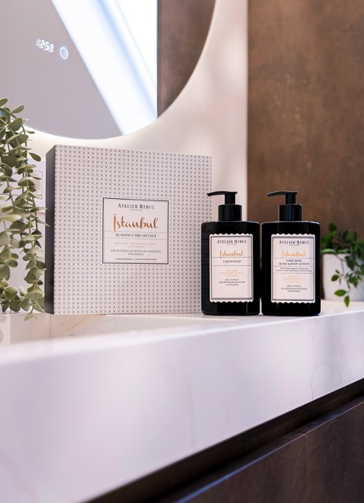 Atelier Rebul Istanbul XL handzeep en handlotion - verzorgingsset - achterkant 3 undefined