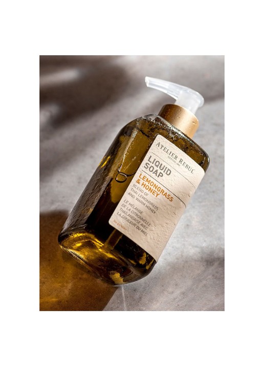 Atelier Rebul Lemongrass & Honey Liquid Soap - handzeep - detail 2 undefined