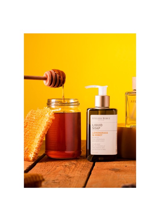 Atelier Rebul Lemongrass & Honey Liquid Soap - handzeep - detail 3 undefined