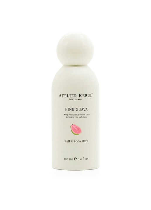 Atelier Rebul Pink Guava Hair & Body mist 100 ml - voorkant wit