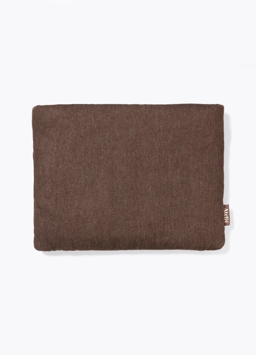 Ateljé Laptophoes voor 13 inch laptop - achterkant 5 bruin