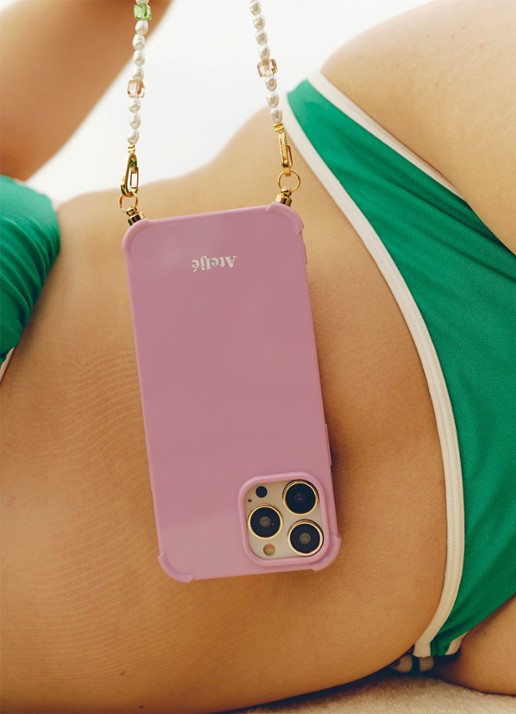 Ateljé Telefoonhoes voor iPhone 16 Pro max - voorkant 2 roze