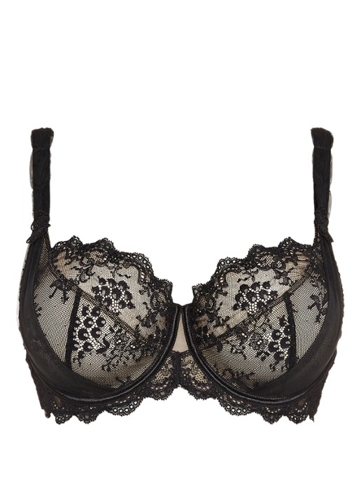 Aubade L'amour beugel bh - voorkant 4 zwart