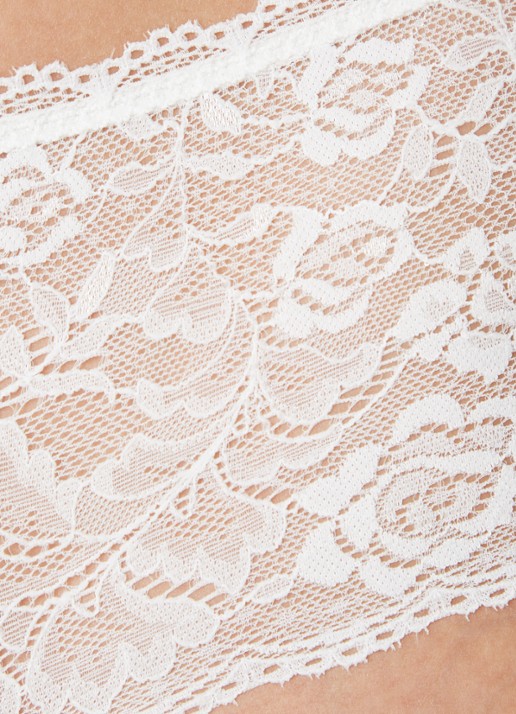 Aubade Rosessence Care beugel bh van kant - detail 3 wit