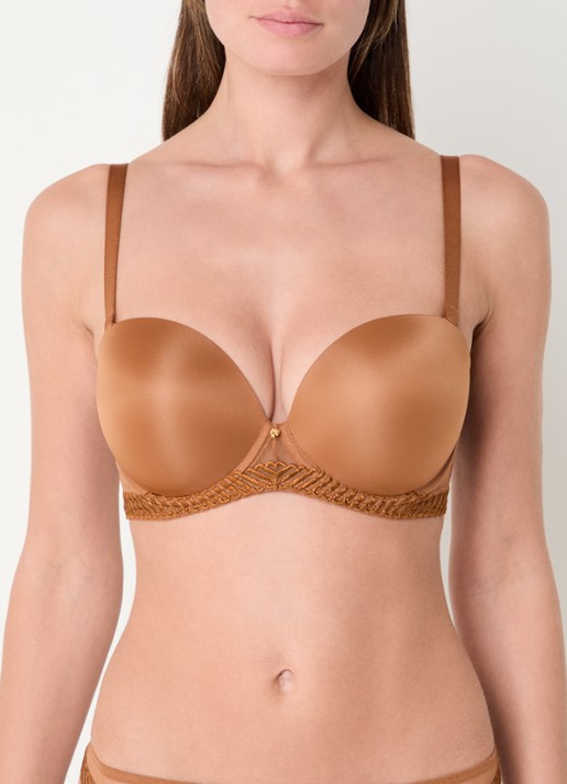 Aubade Sheer Emotion voorgevormde strapless bh met afneembare bandjes