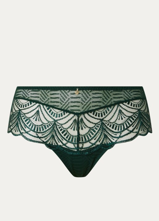 Aubade Vibes shorty van mesh met borduring