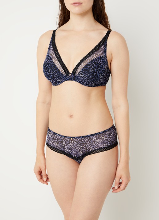 Aubade Vibrant Emotion hipster met panterprint