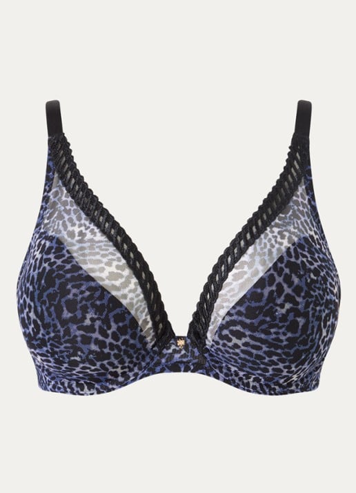 Aubade Vibrant voorgevormde beugel bh met panterprint