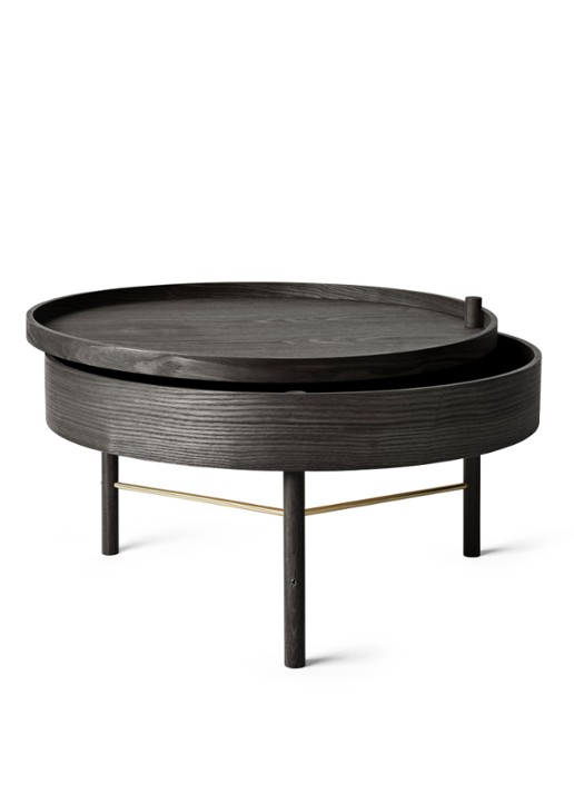 Audo Copenhagen Turning salontafel 65 cm - voorkant zwart
