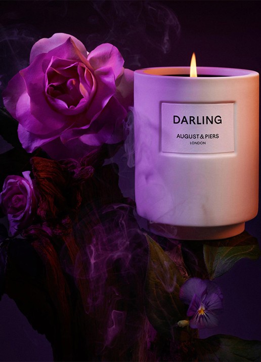 AUGUST&PIERS Darling Scented Candle - geurkaars 340 gram - voorkant 2 undefined