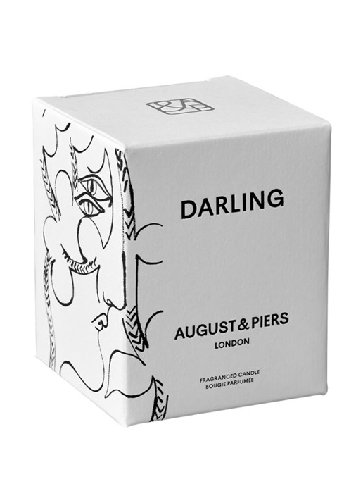 AUGUST&PIERS Darling Scented Candle - geurkaars 90 gram - detail undefined