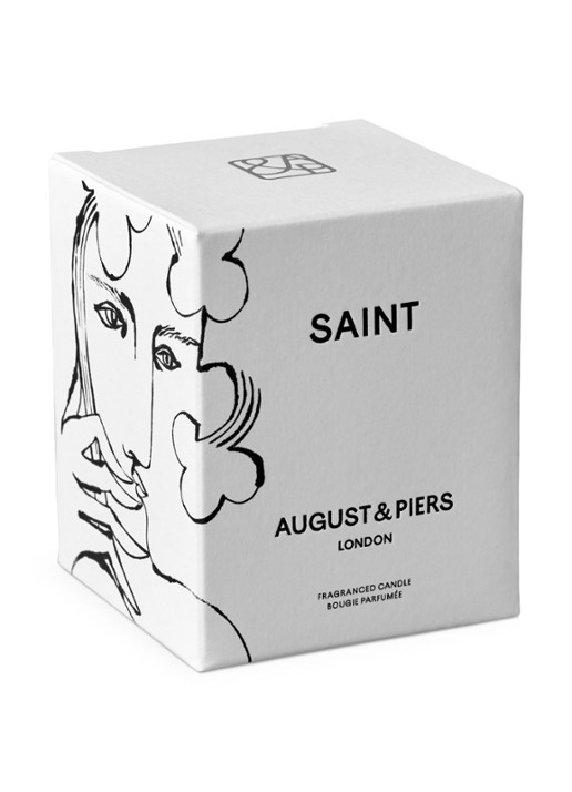 AUGUST&PIERS Saint Scented Candle - geurkaars 90 gram - detail undefined