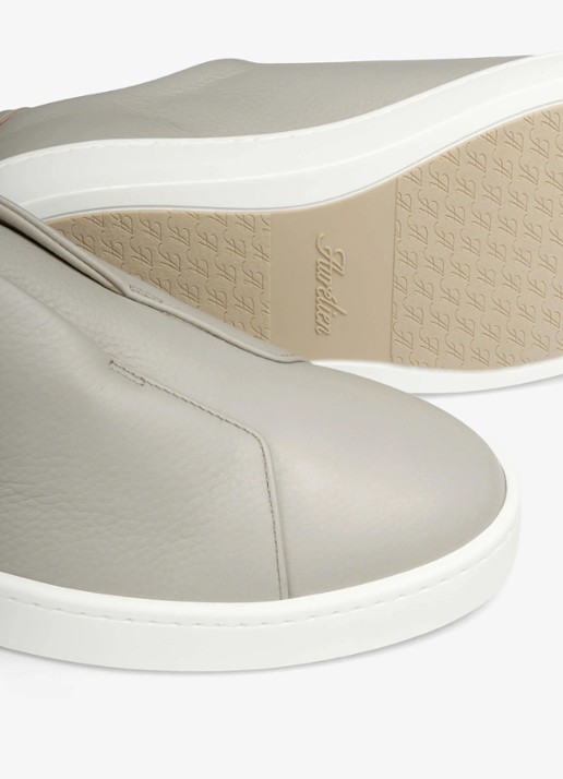 Aurélien AUR3 sneaker van kalfsleer - detail 4 light grey-50 / grijs