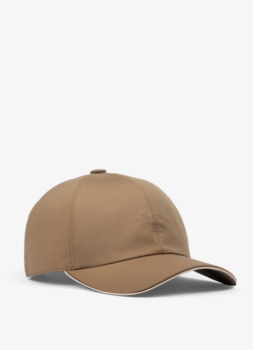 Aurélien Baseball pet met logo - voorkant 3 caramel-261 / bruin