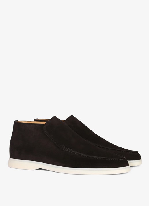 Aurélien City loafer van suède - detail black-1 / zwart