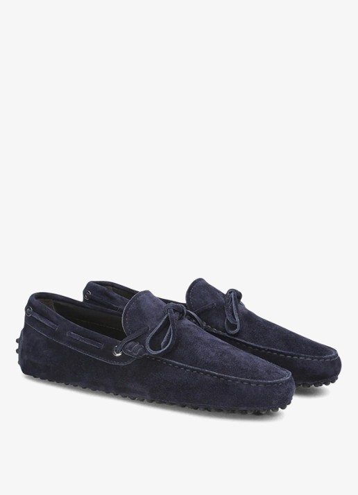 Aurélien Driving mocassins van suède - detail 2 navy-410