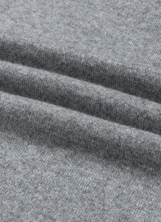 Aurélien Fijngebreid vest met capuchon - detail light grey-50