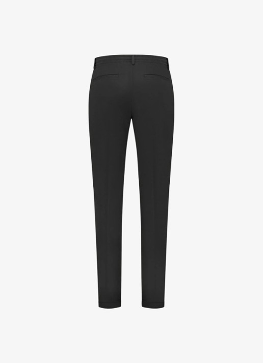 Aurélien Regular fit pantalon met steekzakken - detail 5 navy-410