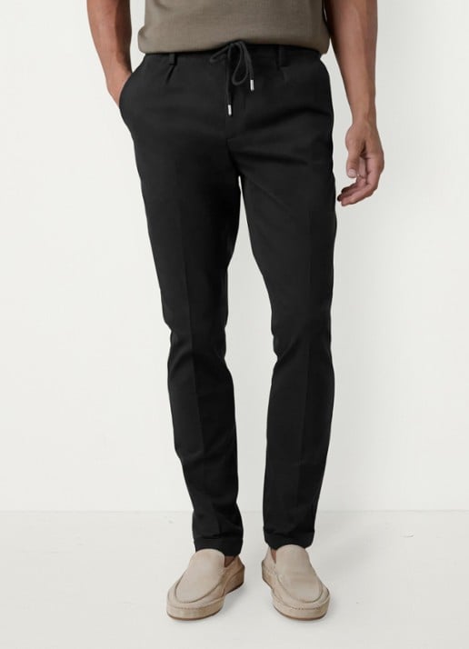 Aurélien Regular fit pantalon met steekzakken