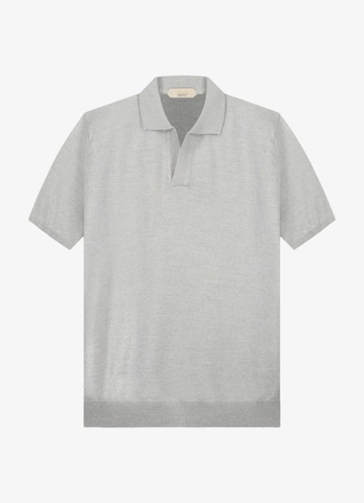 Aurélien Regular fit polo van merino wol - voorkant 4 light beige-271 / beige