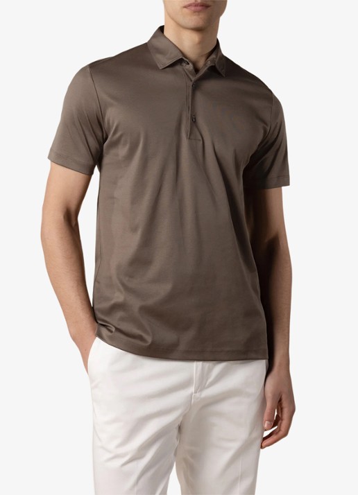 Aurélien Regular fit polo - detail 3 ash grey-30