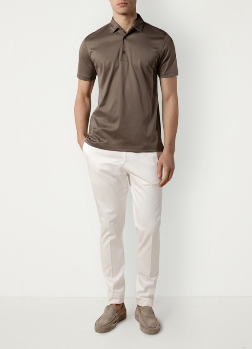 Aurélien Regular fit polo - voorkant 2 ash grey-30