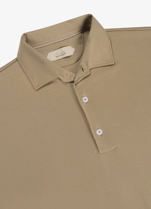 Aurélien Regular fit polo - detail 4 chocolate-201 / bruin
