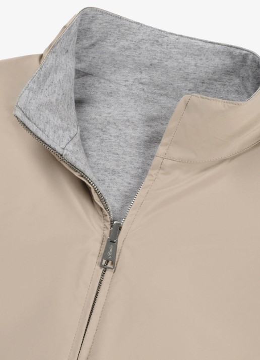 Aurélien Reversible bodywarmer met opstaande kraag - detail 3 light beige-271