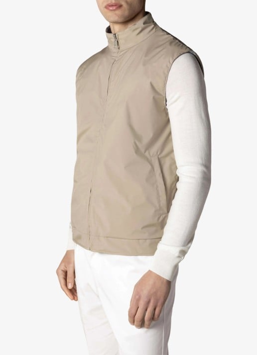 Aurélien Reversible bodywarmer met opstaande kraag
