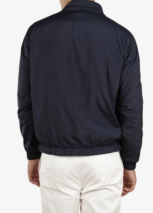 Aurélien Reversible jack met steekzakken - achterkant 5 donkerblauw
