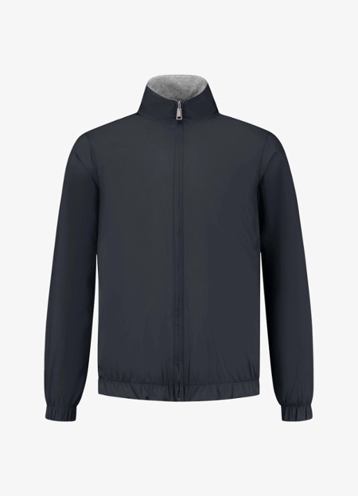 Aurélien Reversible jack met steekzakken - voorkant 2 beige-260