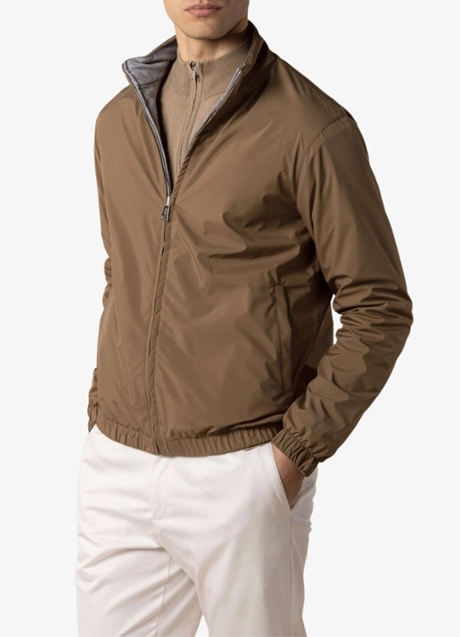 Aurélien Reversible jack met steekzakken - detail 2 caramel-261