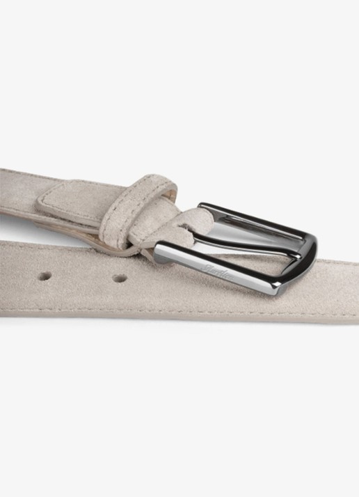 Aurélien Riem van suède - detail light grey-50 / grijs