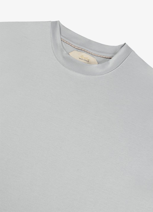 Aurélien T-shirt met ronde hals - detail 2 light grey-50