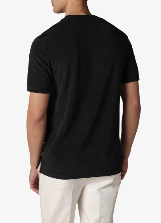 Aurélien Terry Towelling T-Shirt - achterkant 3 black-1