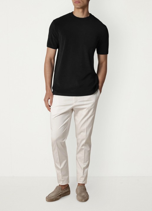 Aurélien Terry Towelling T-Shirt - voorkant 2 black-1
