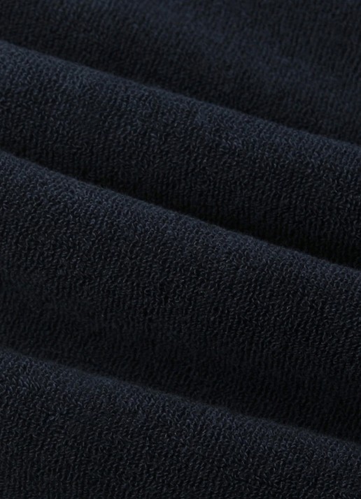 Aurélien Terry Towelling T-Shirt - detail 5 navy-410