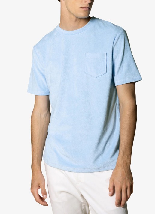 Aurélien Terry Towelling T-Shirt - detail 3 light beige-271 / beige