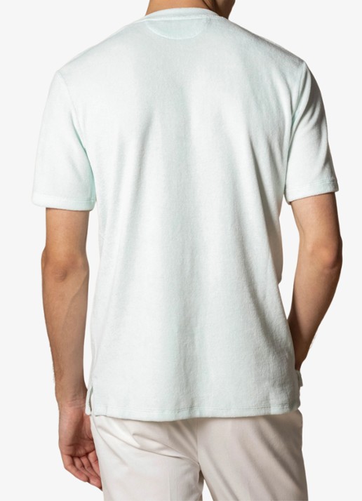 Aurélien Terry Towelling T-Shirt - achterkant 2 chocolate-201 / bruin