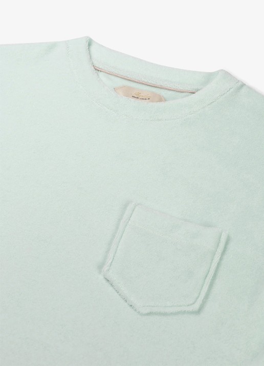 Aurélien Terry Towelling T-Shirt - detail 4 chocolate-201 / bruin
