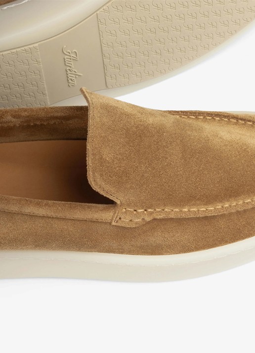 Aurélien Urban loafer van suède - detail 4 beige-260 / beige