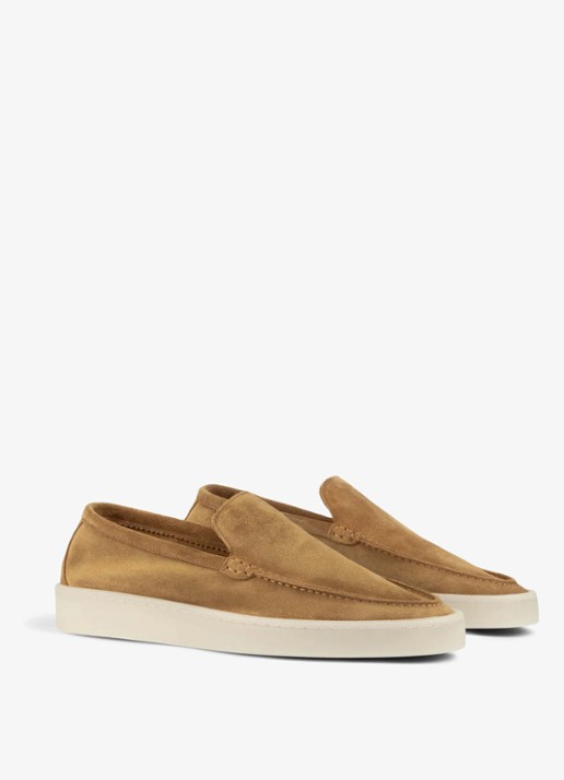 Aurélien Urban loafer van suède - voorkant 2 beige-260 / beige
