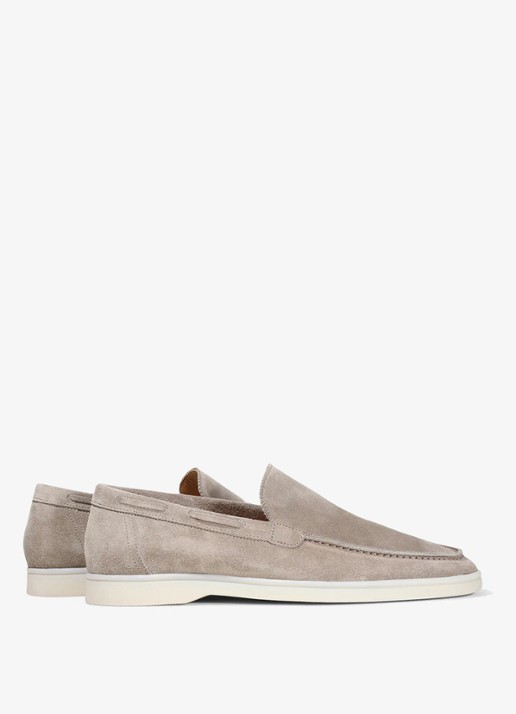 Aurélien Yacht loafer van suède - detail 5 light grey-50 / grijs
