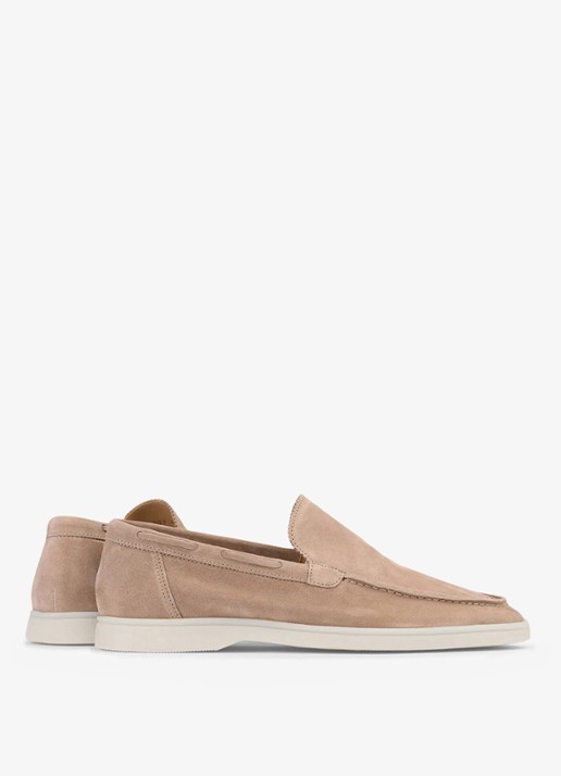 Aurélien Yacht loafer van suède - achterkant 8 beige-260 / beige