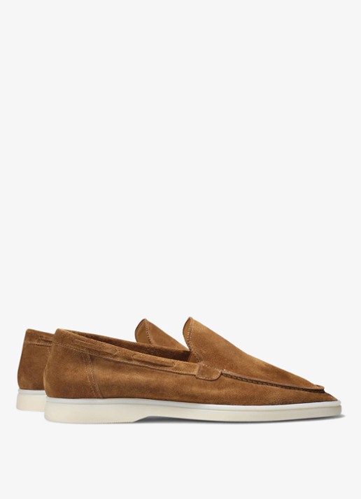 Aurélien Yacht loafer van suède - detail 2 caramel-261